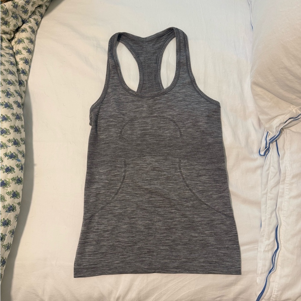 lululemon athletica Charcoal Racerback Tank Top
